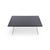 Beautiful vintage coffee table from the 1960s for sale. The table features folding legs and a refurbished, black lacquered...