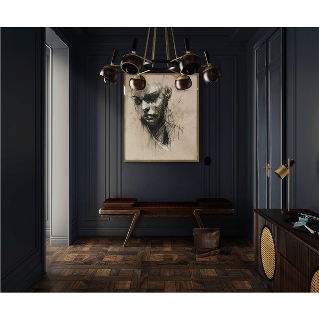 Brown Essen Suspension Lamp by Wood Tailors Club For Sale - Image 8 of 15