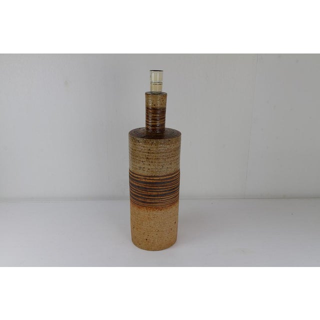 Danish Modern Ceramic Floor Lamp by Tue Poulsen, 1960s For Sale - Image 12 of 18