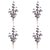 Rustic Blue Berry Branch (Set of 4) For Sale - Image 3 of 3