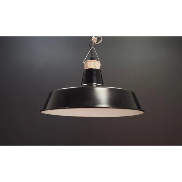 Danish Black Pendant Lamp, 1960s For Sale - Image 4 of 8