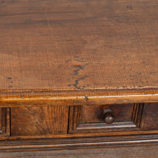 19th Century French Oak Two Drawer Coffee Table For Sale - Image 11 of 15