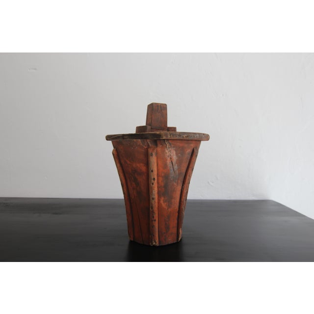 1920s Early 20th Century Wooden Casting Pattern Object with Original Patina, 1890s For Sale - Image 5 of 16