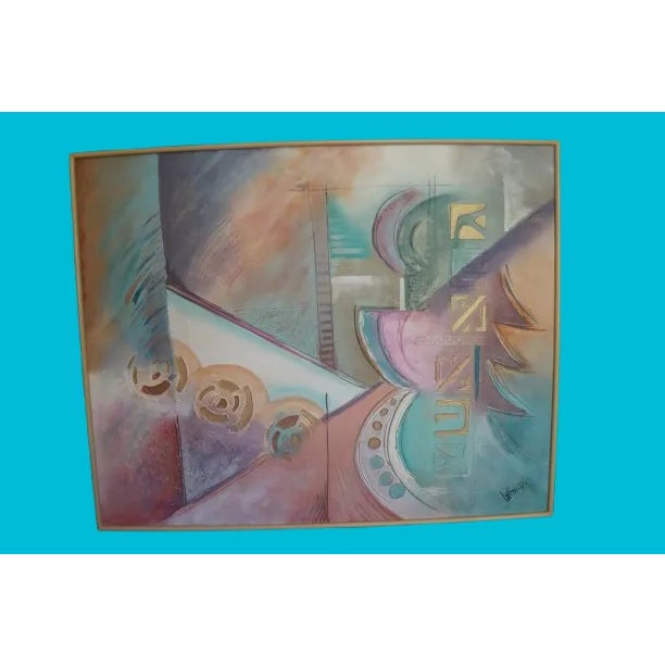 Abstract Large Lee Reynolds Abstract Painting For Sale - Image 3 of 4
