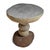 Contemporary Outdoor Stacked River Rock Vintage Side Table Stool For Sale - Image 3 of 7