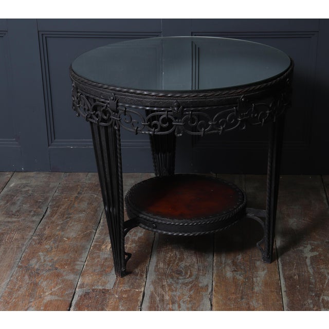 Art Deco French Wrought Iron Coffee Table, 1930s For Sale - Image 17 of 18