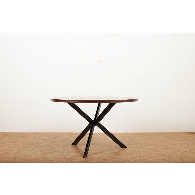 Artus Table with Wooden Tabletop by Jürg Bally, 1950 For Sale - Image 15 of 15