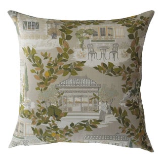 22" Maison Veranda Pillow Cover For Sale