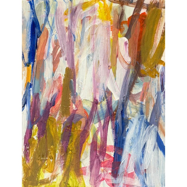 Abstract Framed Abstract Expressionist Painting For Sale - Image 3 of 6