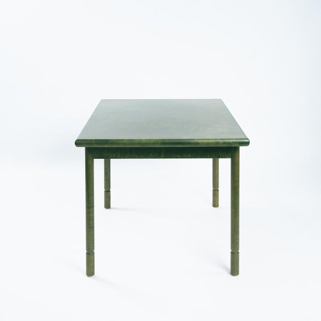 Odessa Dining Chairs and Extendible Table in Stained Birchwood and Danish Cord, 1970s, Set of 7 For Sale - Image 18 of 18