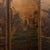20th Century Oil Painted on Leather Room Screen, 1920s For Sale - Image 18 of 18