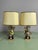 Italian Hollywood Regency Porcelain Anas Strepera Duck Table Lamp with Sculptural Brass Foliage attributed to Giulia Mangani, Italy, 1970s For Sale - Image 4 of 12