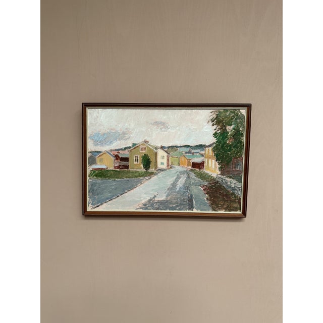 John Hedman, City View, 1982, Oil Painting on Panel, Framed For Sale - Image 17 of 18