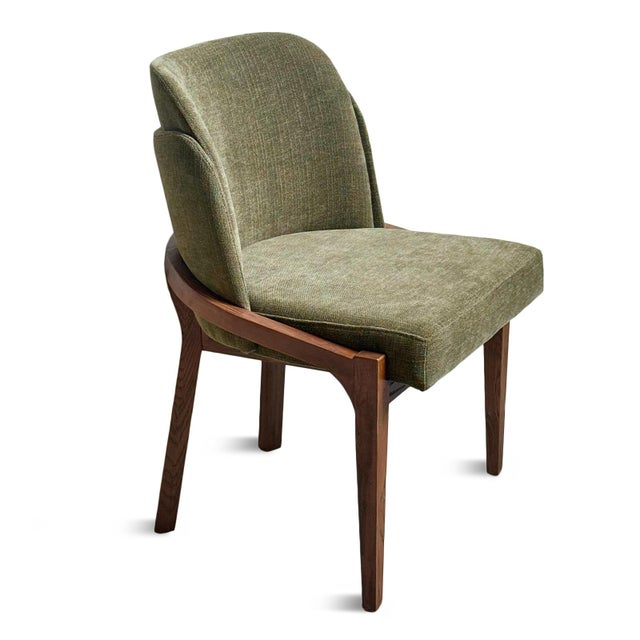 Olive Olive Walnut Ellery Dining Chair For Sale - Image 8 of 12