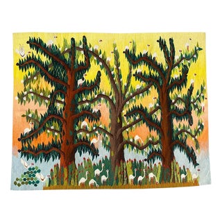 Vintage Egyptian Tapestry, 1950s For Sale