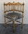 French Provincial Pair of French Provincial Gilded Wood Corner Chairs, Circa 1900 For Sale - Image 3 of 13