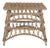 Wicker Accent Table in Natural For Sale