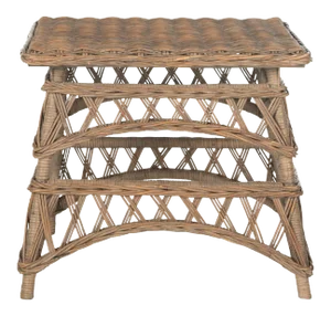Wicker Accent Table in Natural