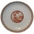 A wonderful export plate or bowl decorated with a central reserve depicting a landscape in sepia tones. Nice orange peel...