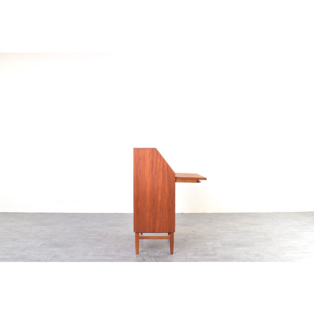 Brown Mid-Century Modern Danish Teak Secretaire, 1960s For Sale - Image 8 of 18