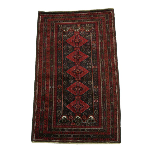 1900s Antique Baloutch Rug For Sale