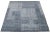 This Modern hand-knotted wool rug showcases a stunning blue field with an all-over geometric abstract design. This rug...