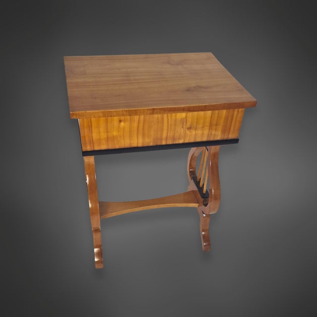 Biedermeier Lyrical Table in Cherrywood, Germany, 1825 For Sale - Image 5 of 9