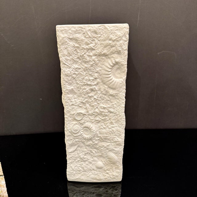 Modern Elegant Kaiser Ammonite Bisque Porcelain Vase, Germany, 1960s For Sale - Image 3 of 6