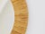 1950s Mid-Century Round Wall Mirror with Raffia Bast Frame, France, 1950s For Sale - Image 5 of 11