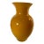 Large Mid-Century Modern Vibrant Yellow Hand-Blown Art Glass Statement Vase For Sale