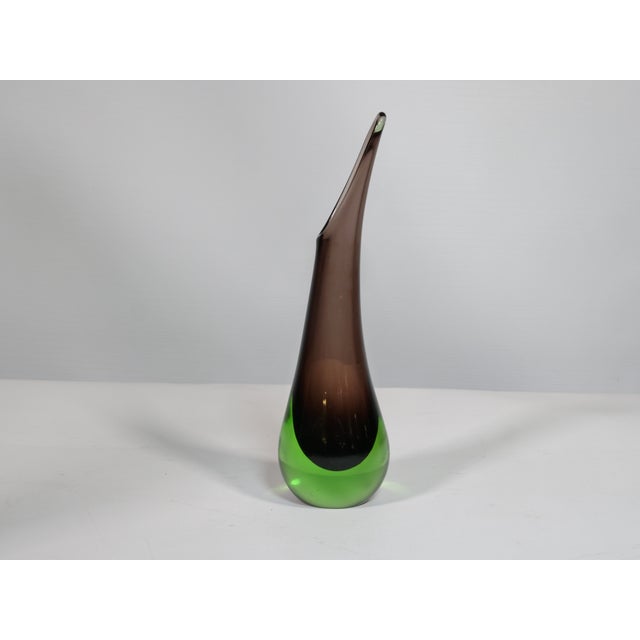 Murano Sommerso Glass Vase by Flavio Poli, 1970 For Sale - Image 6 of 6