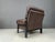 Wood Set of Leather Armchairs, Denmark, 1960s For Sale - Image 7 of 15