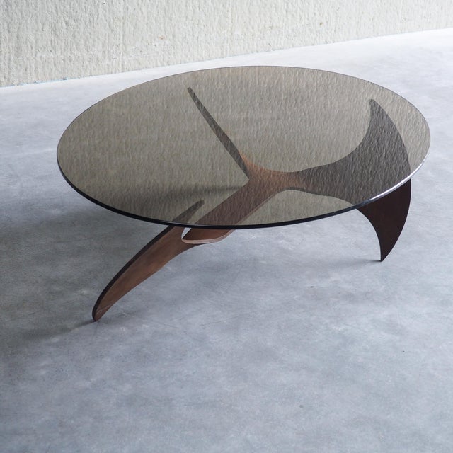 1960s Oval Propeller Coffee Table by Knut Hesterberg for Ronald Schmitt, 1960s For Sale - Image 5 of 15