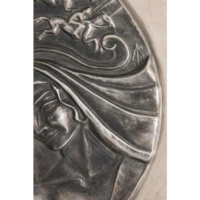 1940s Pewter Tray attributed to Ulla Fogelklou-Skogh, 1949 For Sale - Image 5 of 7