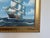 Original Oil Painting Sailing Ship Seascape Maritime Art Ocean Waves Nautical For Sale - Image 9 of 10