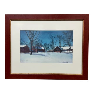 Robert Cohen Kentlands Mansion Lmt. Ed. Painting, Signed For Sale