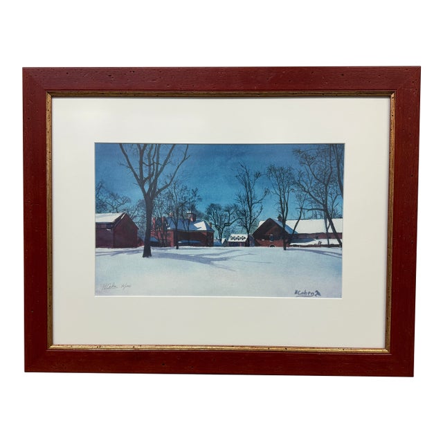 Robert Cohen Kentlands Mansion Lmt. Ed. Painting, Signed For Sale