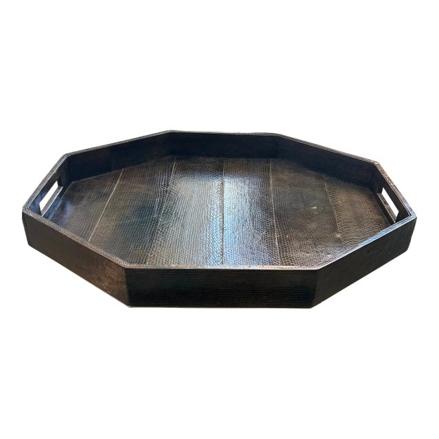 Authentic Snakeskin Tray For Sale