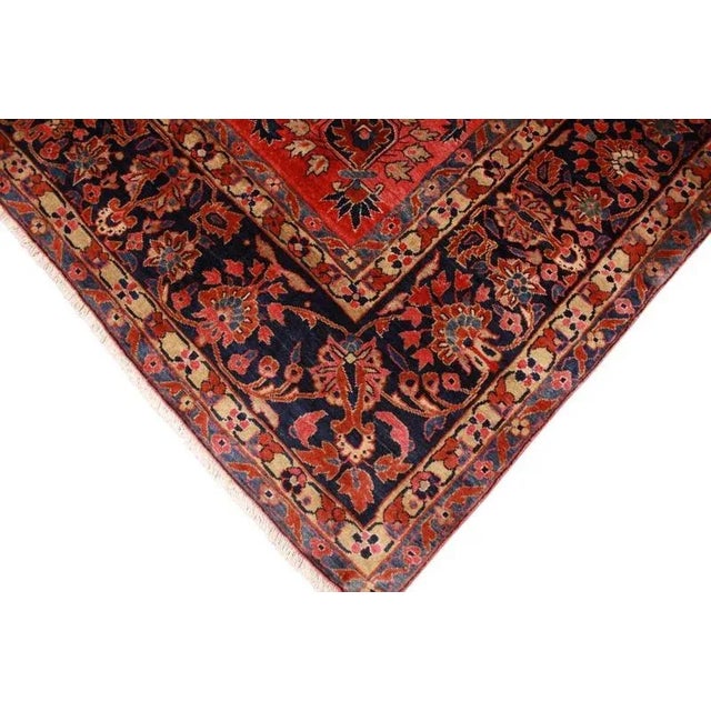 Middle Eastern Sarough Hand-Knotted Rug For Sale - Image 5 of 11