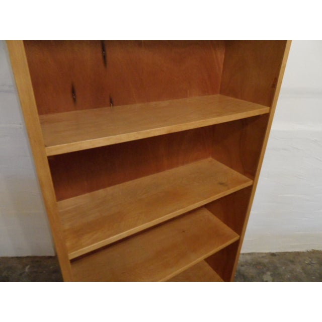 Brown Mid-Century Dutch Open Bookcase, 1950s For Sale - Image 8 of 11