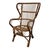 Bamboo and Rattan Armchair, 1950s For Sale - Image 4 of 8