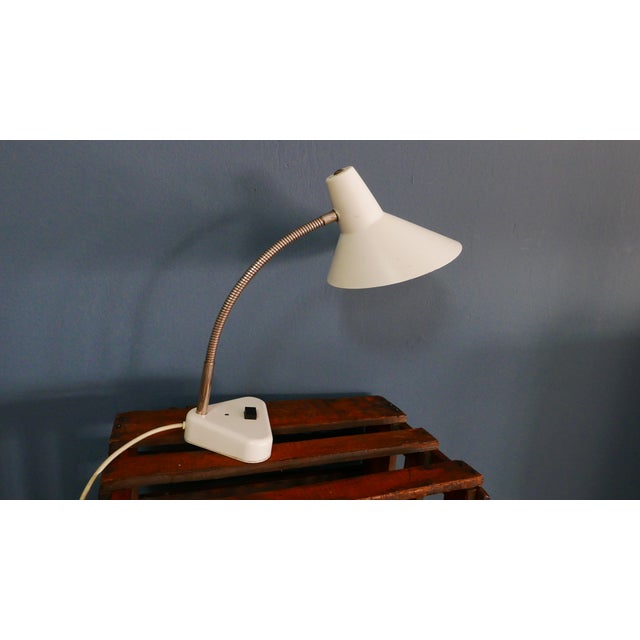 Metal Desk Lamp with Flexible Bag Lampshade from Hala, 1950s For Sale - Image 7 of 10
