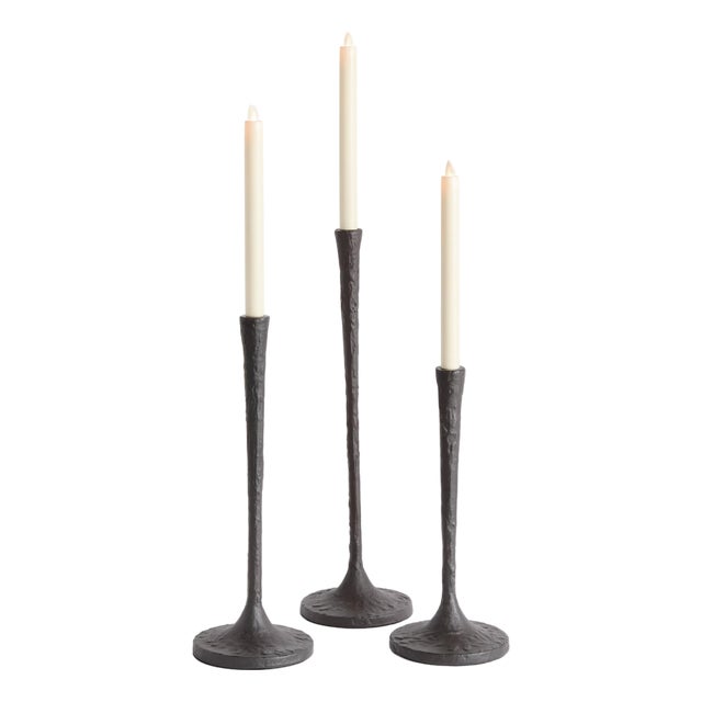 Burke Taper Holders, Set Of 3 For Sale