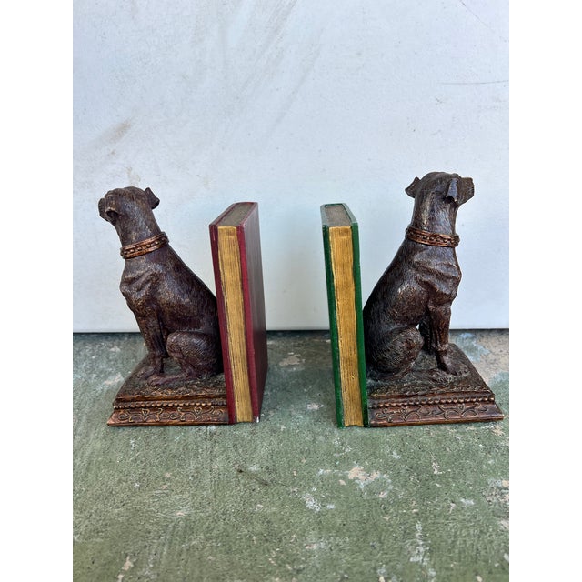 Late 20th Century Late 20th Century Labrador Bookends Pair For Sale - Image 5 of 10