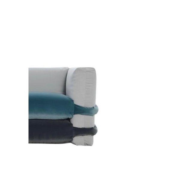 Pillow Sofa in Velvet by Muller Van Severen for BD Barcelona For Sale - Image 3 of 18