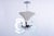 Bauhaus Chandelier in Chrome and Sandblasted Glass from F. Anýž, Czech, 1930s For Sale - Image 17 of 17