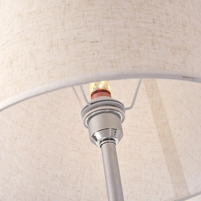 2020s Pasargad Home Jade Ceramic Ribbed Base Table Lamp For Sale - Image 5 of 7