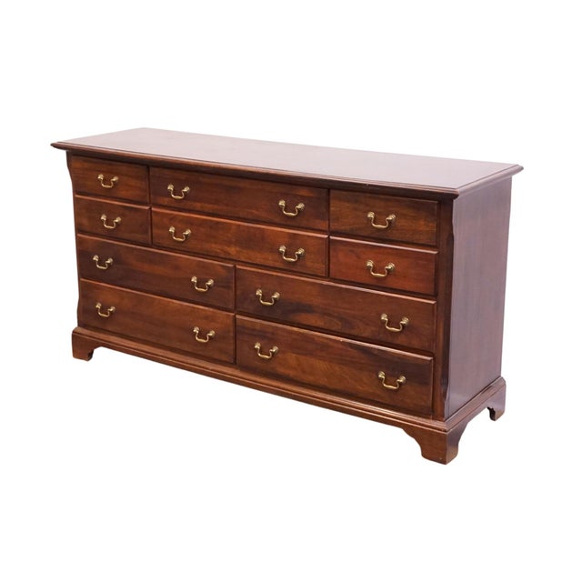 CRESENT FURNITURE Solid Cherry Traditional Style 68" Triple Dresser 7268 36" High 68" Wide 20" Deep We specialize in high...