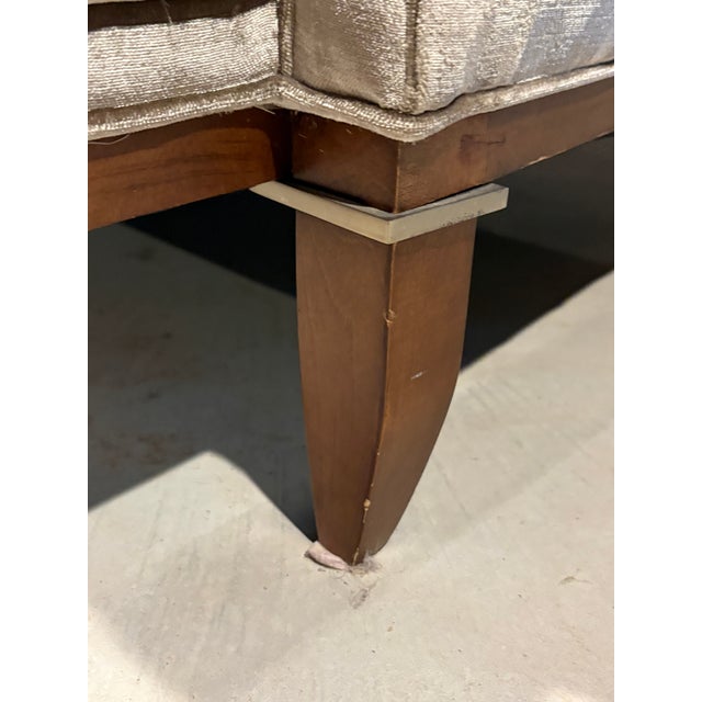 Champagne-Colored Custom Century Sofa For Sale - Image 15 of 16