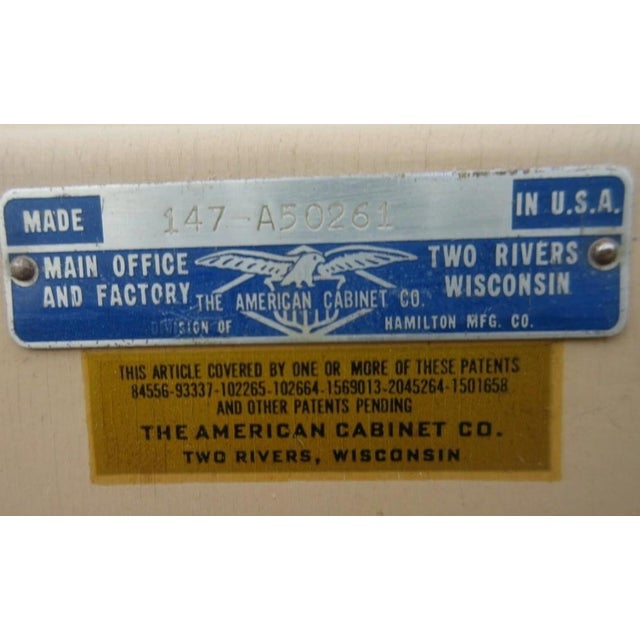 1940s Art deco Dental Cabinet Industrial Medical Chest Dresser American Cab Co For Sale - Image 12 of 13